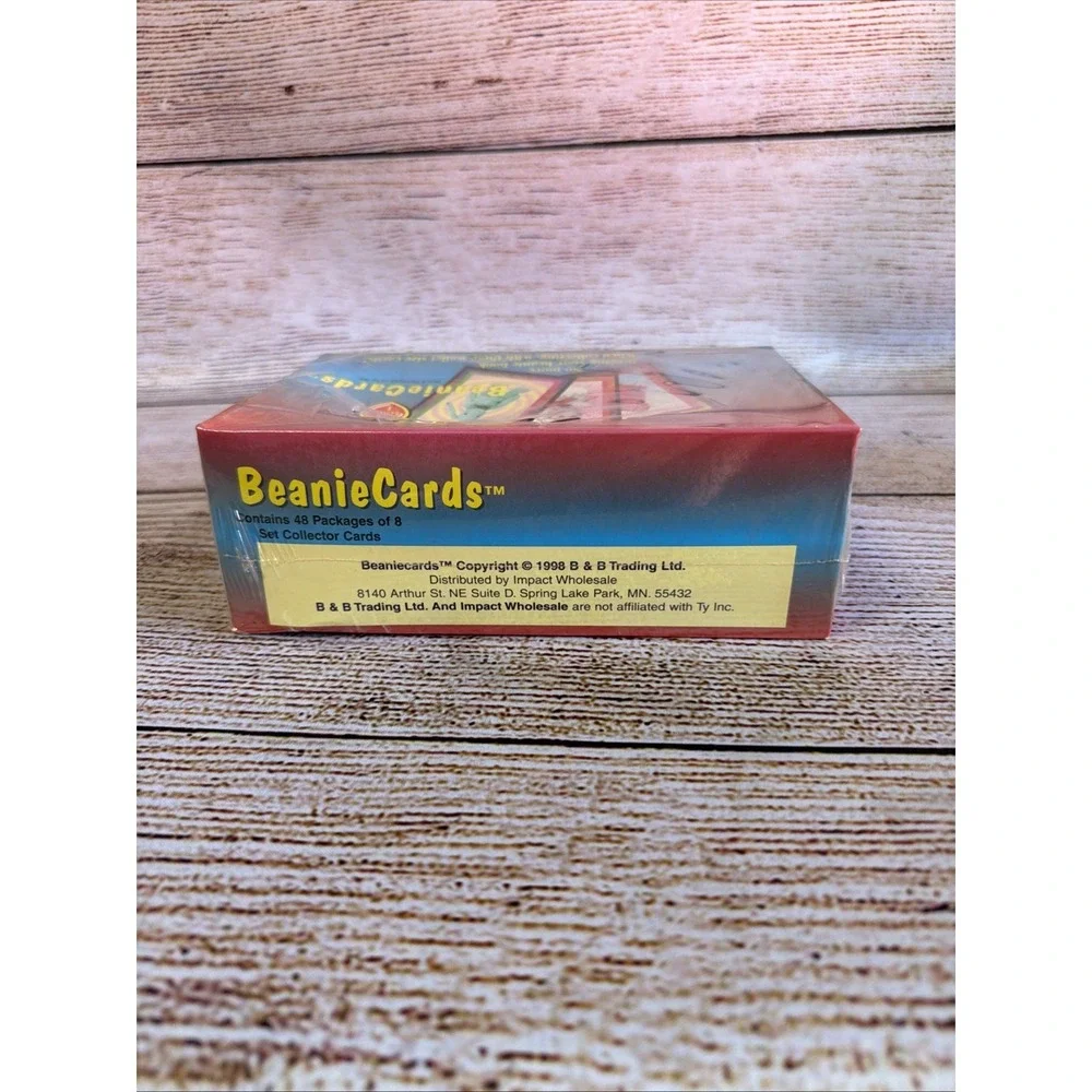 BeanieCards Series 1 1998 Trading Cards 384 Card Set Factory Sealed Box New